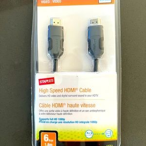 Staples High Speed HDMI Cable